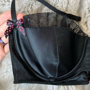 VS Balconette bra with corset bow back